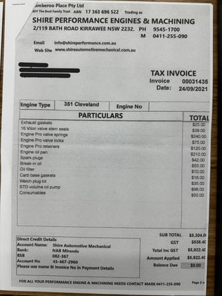 1972 Ford Falcon XA GT 4 speed - Red Pepper