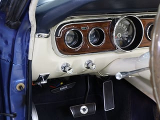 1965 Ford Mustang Convertible 302ci - Estoril Blue Metallic 