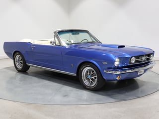 1965 Ford Mustang Convertible 302ci - Estoril Blue Metallic 