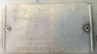 1981 XD Fairmont Ghia ESP 351