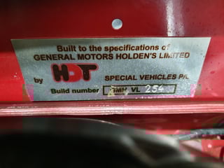 1986 HDT VL Commodore SS Group A - Plus Pack