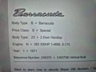 1971 Plymouth Cuda RESTOMOD Hemi 572 cui