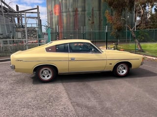 1973 Chrysler VJ Valiant Charger 770 E55 340ci V8 - Sandstone