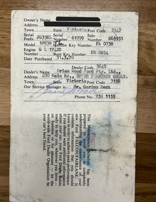 1970 Ford Falcon XW GT - Reef Green Unrestored Maintained