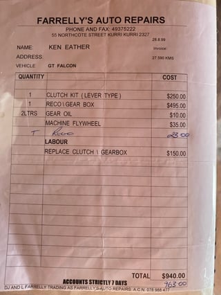 1974 XB GT Falcon - 66,090 km from new!