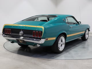 1969 Ford Mustang Mach 1 351ci Windsor - Silver Jade Metallic