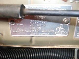 1986 VL Commodore SL Turbo 5 speed