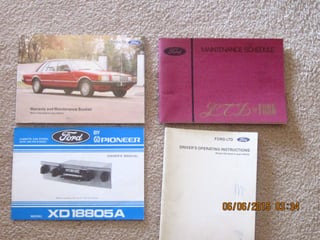 1980 Ford LTD .. Ex. Commonwealth Politician's car ..