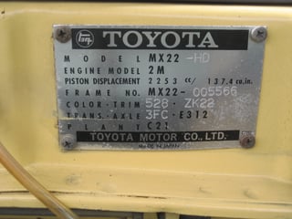 1974 Toyota MK II Coupe