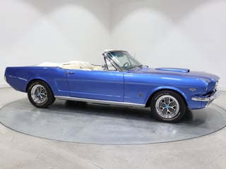 1965 Ford Mustang Convertible 302ci - Estoril Blue Metallic 