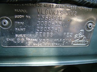 VL HSV Group A Walkinshaw #172