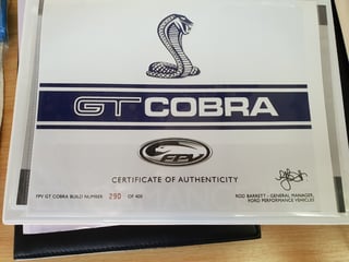 2007 FPV BFII Falcon GT Cobra No.290/400