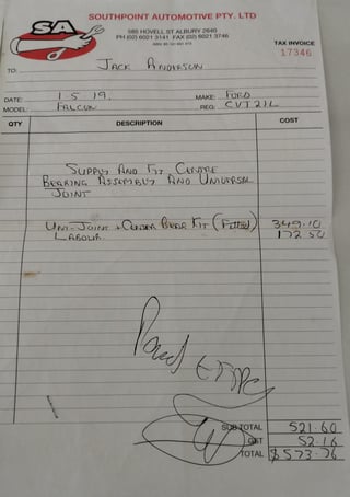 2003 Ford BA Falcon XR6 Turbo