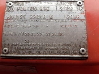 1976 XB GS Falcon Ute 351 V8