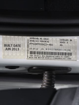 2013 Porsche 911 991 Carerra 4S