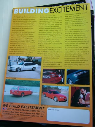 1996 VS HDT Aero Build No. 002