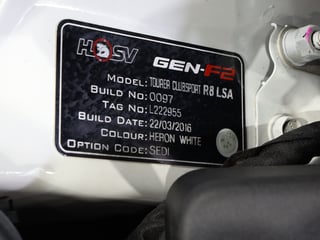 2016 HSV Clubsport R8 Tourer Build No 097 - Heron White …
