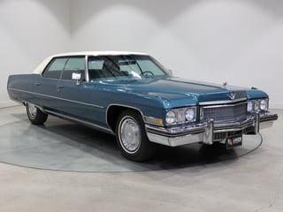 1973 Cadiliac DeVille 4-door Pillarless - 16,673 miles from new!