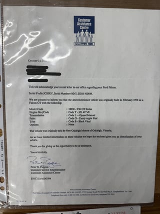 1970 Ford XW Falcon GT - Candy Apple Red