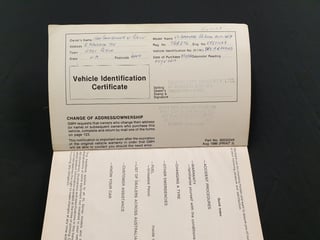 1986 VL Commodore SL 4.9L Police Car - BT1