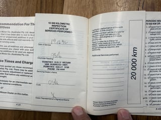 1991 Nissan Pintara Ti - 86,534km - Burgundy Metallic
