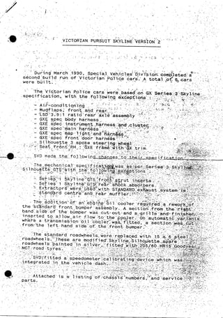 Ex Victorian Police - Nissan Skyline R31 GTS 2