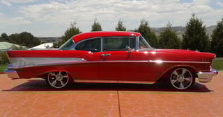 1957 Belair 2 door Pillarless