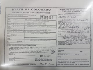 1969 Mustang Shelby GT350 4 Speed Manual