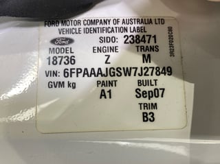 2007 FPV BFII Falcon GT Cobra Build#032