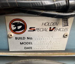 1988 HSV VL Group A SS Walkinshaw Commodore #442