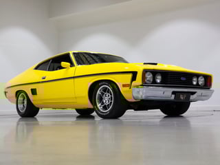1977 Ford XC Falcon GS Hardtop - 393ci V8 Yellow Glo