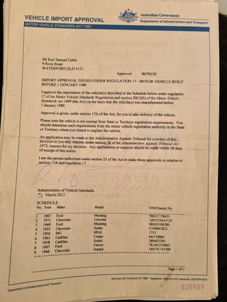 1967 Ford Mustang 289 V8 Coupe