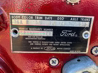 1965 Ford Mustang Convertible - 289 K-Code 4 speed