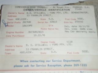 1978 XC Falcon Cobra sedan