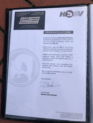 2004 HSV VZ Coupe 4 Build No. 059 - 8,161 km - Phantom Black