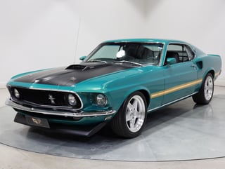 1969 Ford Mustang Mach 1 351ci Windsor - Silver Jade Metallic