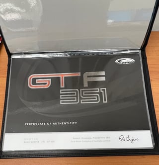 2014 FPV FG MK II GTF  Build No 270/500 - Smoke Grey