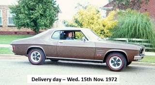 1972 HQ GTS Monaro Coupe 253 V8 - Survivor One Owner!
