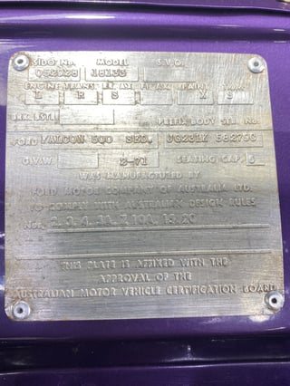 1971 Ford Falcon XY GT Replica