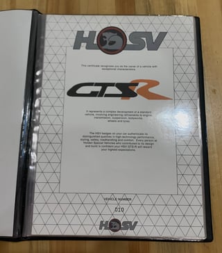 1996 HSV VS GTS-R #10 - Owner's Promo Pack