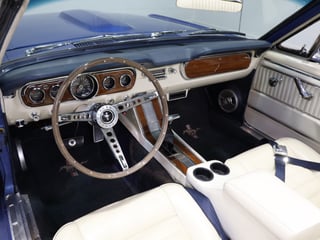 1965 Ford Mustang Convertible 302ci - Estoril Blue Metallic 