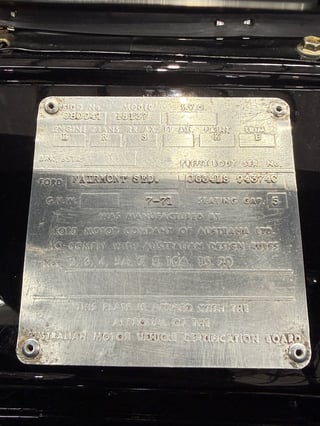 1971 Ford Falcon XY GT Replica 393ci - Onyx Black SUNROOF!