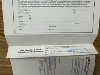 1985 HDT VK SS Group A Brock Commodore Build No 64/500 - 11,820 km