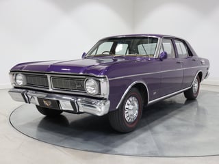 1971 Ford XY Falcon 500 6cyl Top Loader - Wild Violet Sunroof
