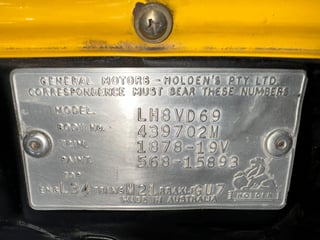 1974 Holden LH Torana L34 SLR 5000