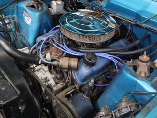 1971 Ford ZD Fairlane 302ci V8 - Teal Glow