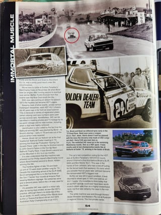 1972 LJ Torana GTR XU1 - 24C Colin Bond HDT Race Car