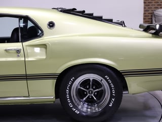 1969 Ford Mustang Mach 1 351 4V Windsor 4sp Man - Lime Gold
