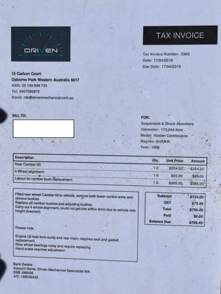 1996 HSV VS Clubsport - Build No.1289