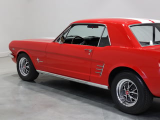 1966 Ford Mustang Coupe 289ci LHD- Candy Apple Red